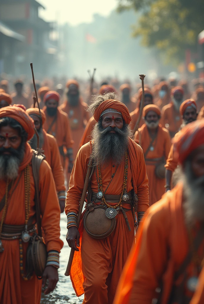 in 3d,"It was March 15, 1266. Suddenly, a group of only two to four dozen Hindu warriors coming with safron cloths tied on their heads,"
