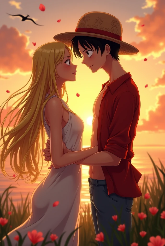 Fem Sanji X Luffy one piece