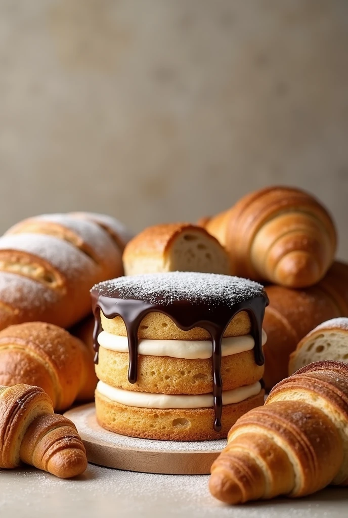 Create image about cakes and breads course