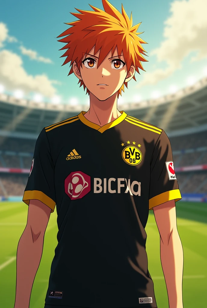 Ichigo de bleach com camisa nova do borussia