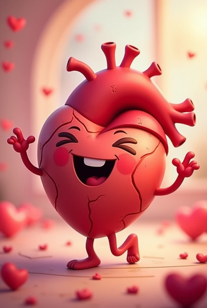 Un dibujo de un corazón animado ❤️
