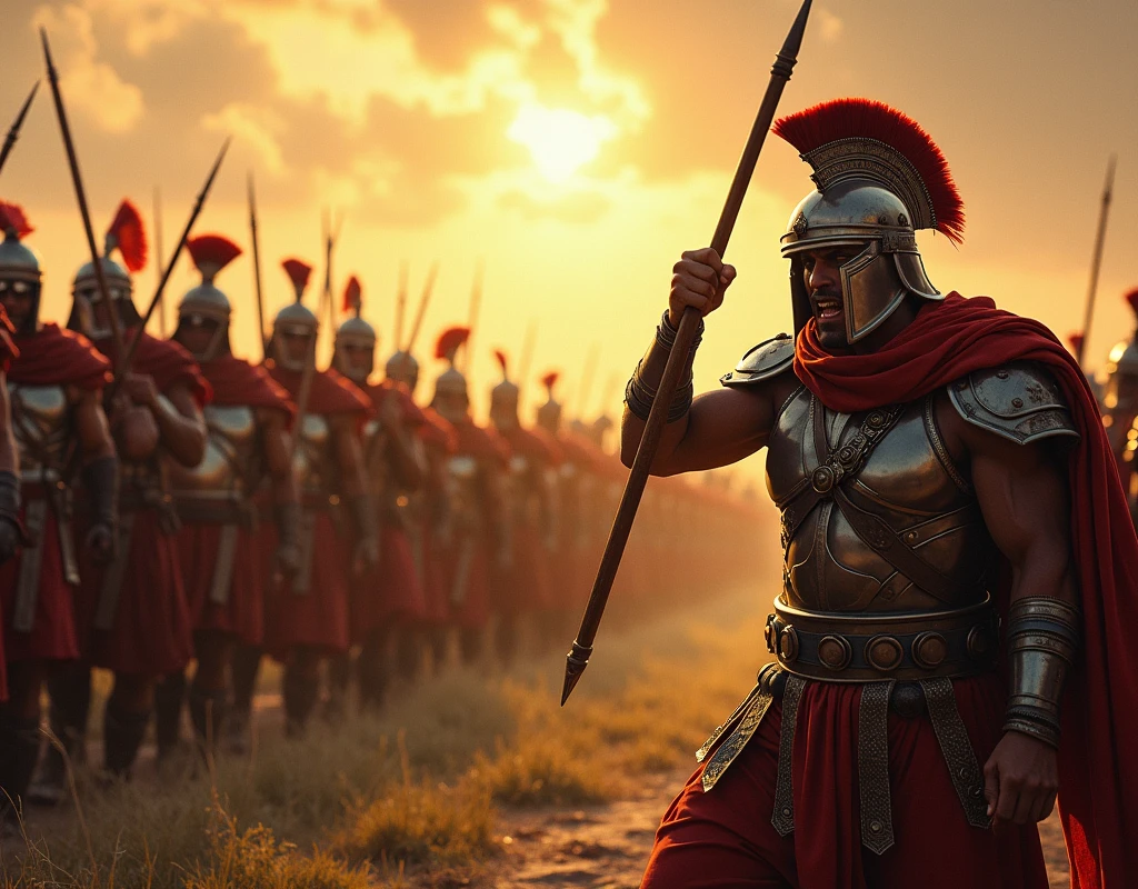 The Philistines, terrified by the defeat of their champion, fled in despair.