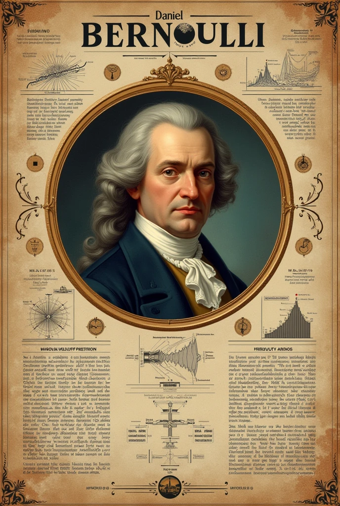 A poster by Daniel Bernoulli with information 