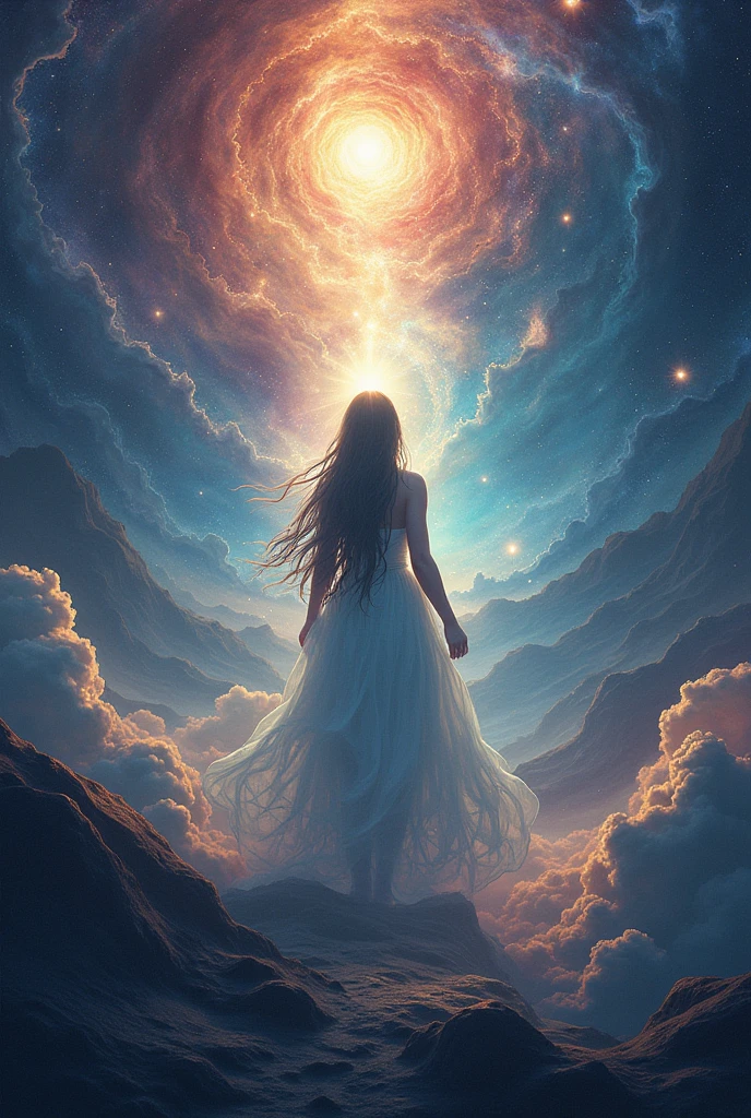 And so, in a corner of the universe, where dreams mixed with reality, Lyra became the first of many cosmic travelers, discovering that the universe is infinite, and that each of us has a special place in it, You just have to dare to find it.