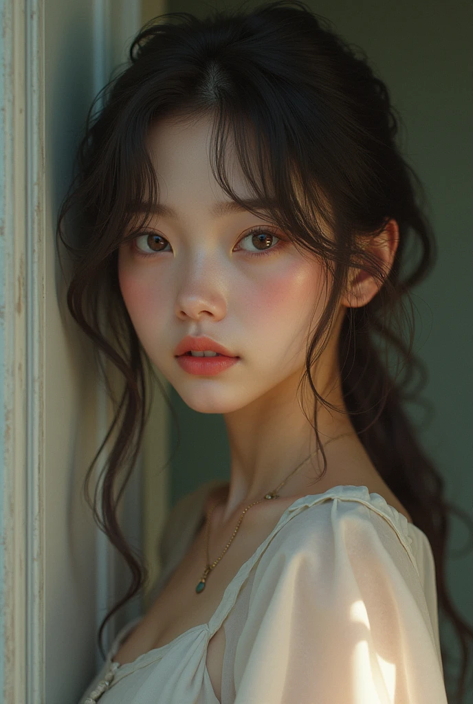 Teen Girl ,staring