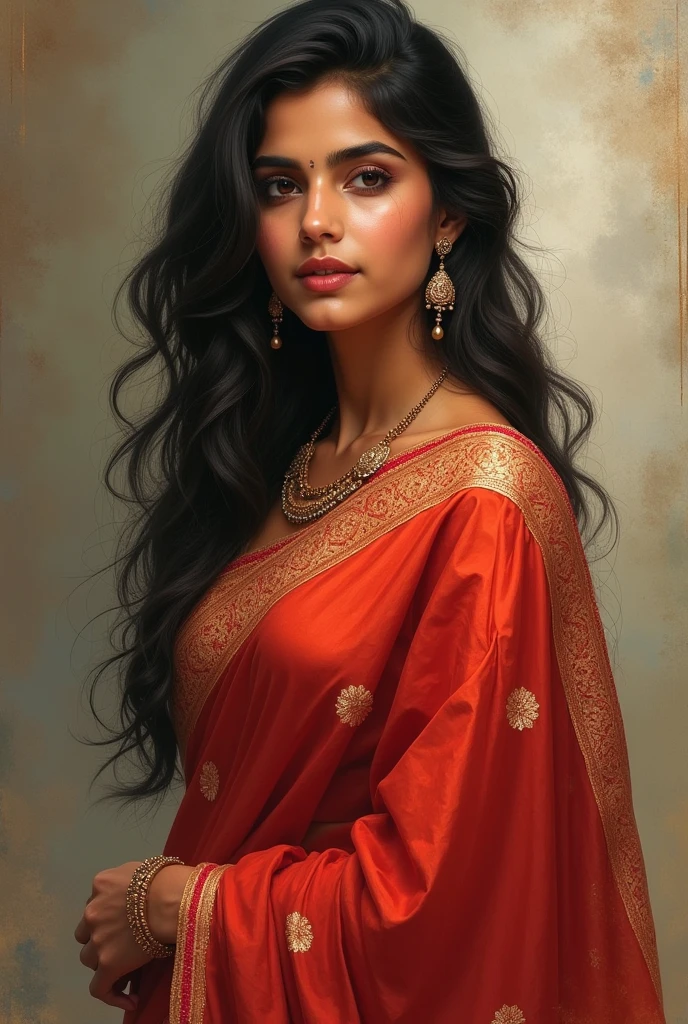Indian girl in saree


