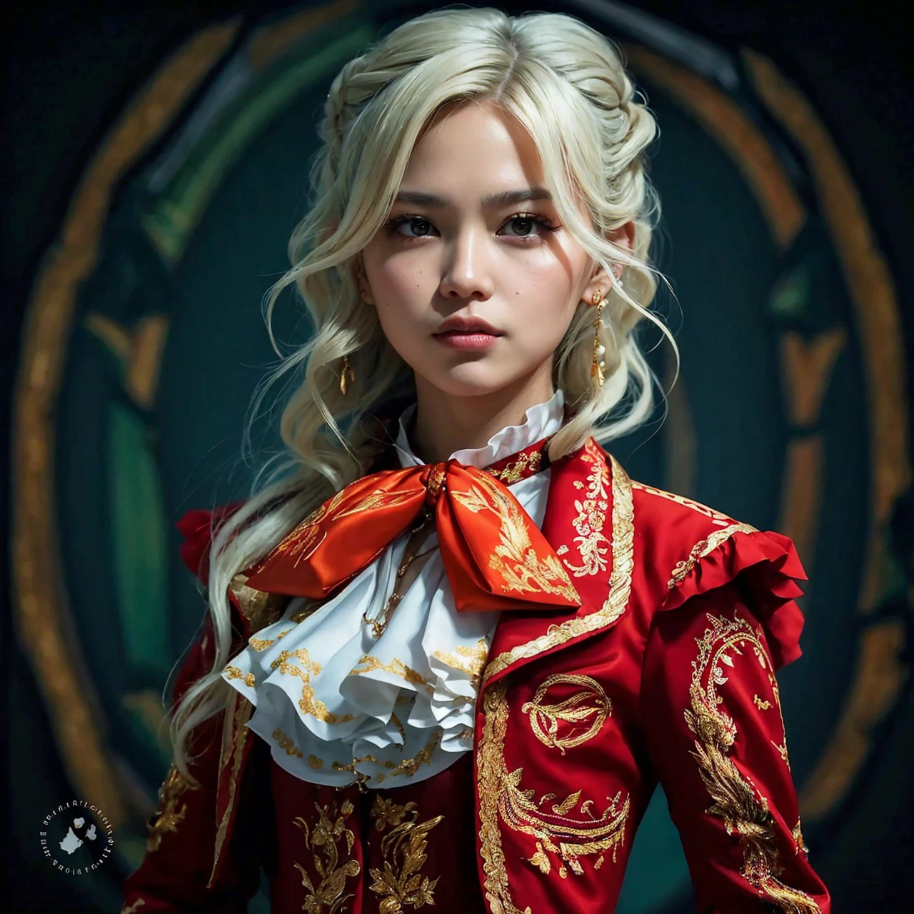 a close up of a woman wearing a black dress and a golden necklace, lalisa manobal, shikamimi, the hime cut, She has black hair with bangs, Chiho, Lalisa Manoban do Blackpink, Sui Ishida com cabelo preto, Yoshitomo Nara, hime black haircut