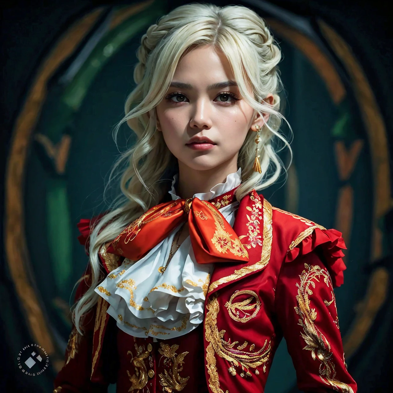 a close up of a woman wearing a black dress and a golden necklace, lalisa manobal, shikamimi, the hime cut, She has black hair with bangs, Chiho, Lalisa Manoban do Blackpink, Sui Ishida com cabelo preto, Yoshitomo Nara, hime black haircut