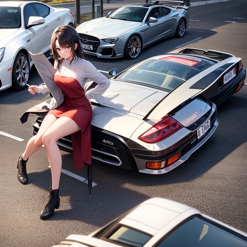 girl and car 