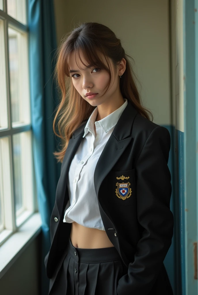 A school girl fucking in her uniform