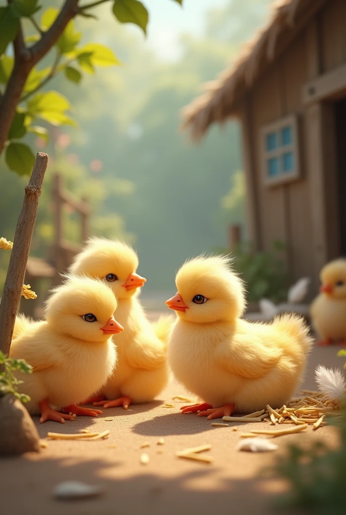 Hen baby many