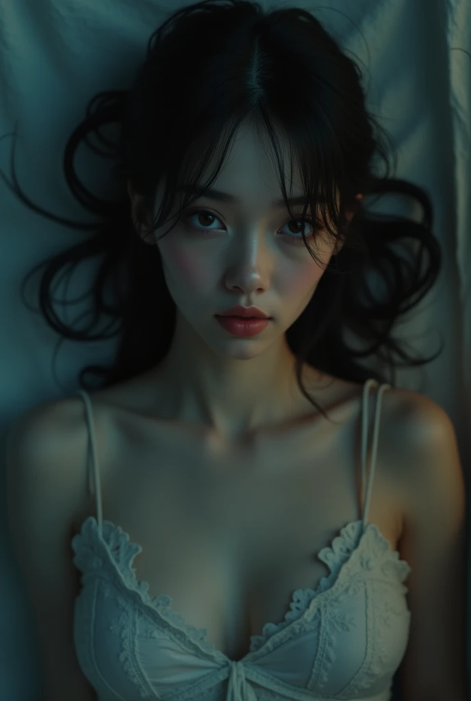 An image of a woman who is unaware