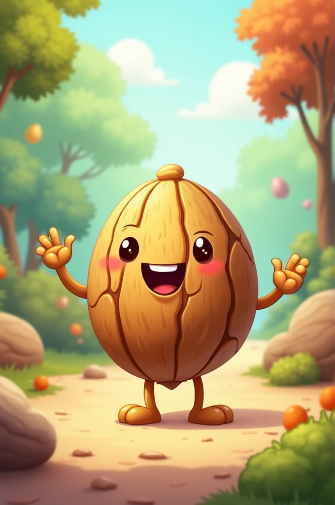 Cartoon character walnut