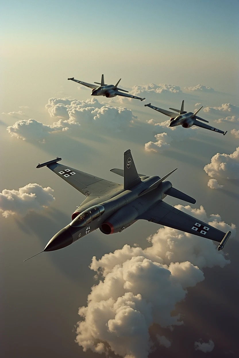 Nazi fighter jets in 1980
