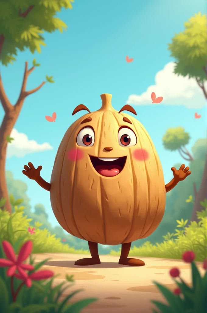 Cartoon character walnut
