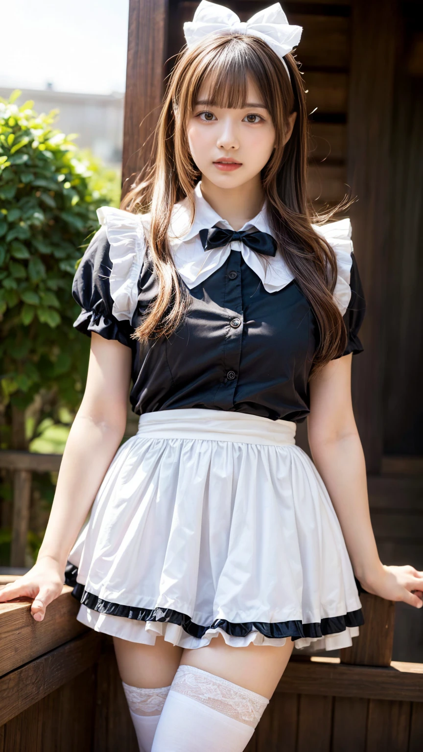 Mature Woman、Pink Hair、Light gray hair、((Two-tone hair))、White Lolita dress with delicate pink decoration、Slender women、Cute Woman、 8K Ultra HD,Detailed face、Delicate texture, Long Hair、(((Blunt bangs)))、(((Drill Hair)))、(bow ribbon, Maid, knee high socks:1.3), (Aside Cutter Shirt), frill skirt、((Ethnic Lolita))、A room in a Western-style building、((Delicate photo)),(Girl Astepeace RAW Photo Details:1.25), (highest quality:1.6), (超A high resolution:1.5), (Realistic:1.75), 8K resolution, Canon EOS R5, 50mm, Absurd, Super detailed,Cinema Lighting、((stuffed toy:1.25))、 (expresses the roundness and softness of your chest., large breasts)、(Leg spread)、