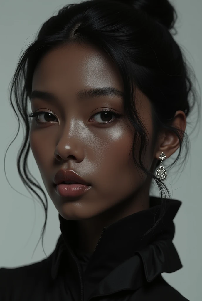 If the Korean is black, how would you look?