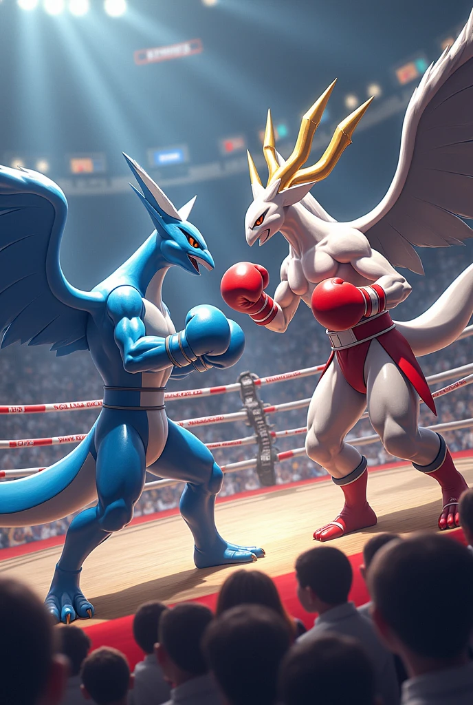 Boxer Lugia vs Boxer Arceus
