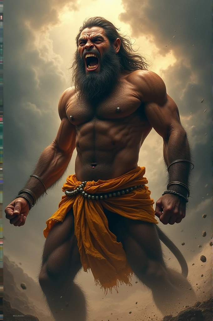 Lord hanuman angry