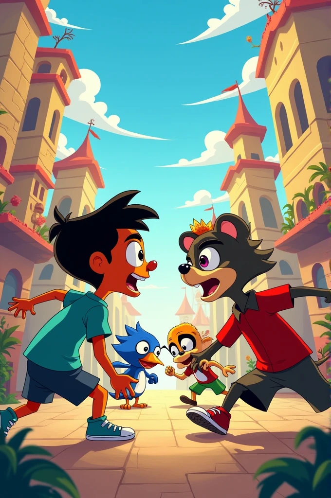 Sanjay and Craig vs Mordecay and Rigby