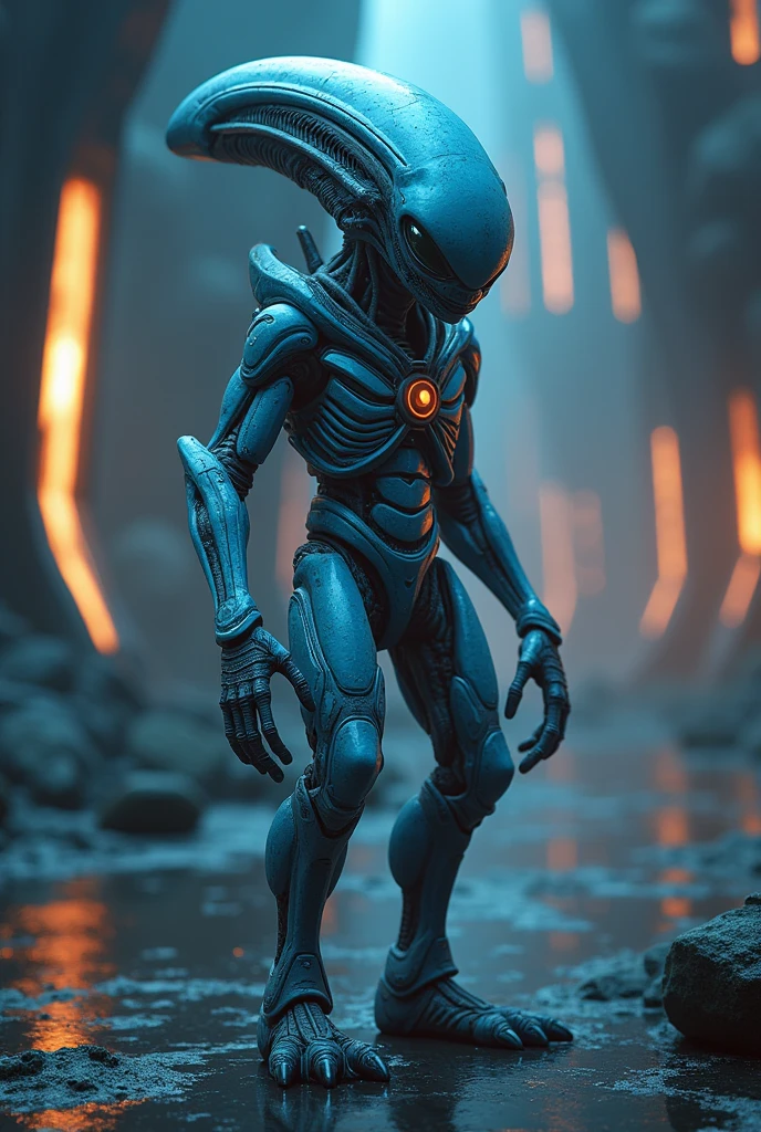 realistic, photorealistic, photo-realistic:1.37, (best quality, 4k, 8k, highres, masterpiece:1.2), ultra-detailed, (extraterrestrial being, alien, extraterrestrial humanoid), extraterrestrial technology, otherworldly landscape, glowing lights, advanced structures, futuristic architecture, dramatic lighting, intricate details, cinematic composition, mystical atmosphere, vibrant colors, hyper-detailed