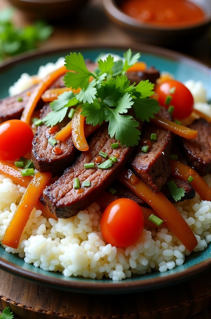lomo saltado peruvian dish
