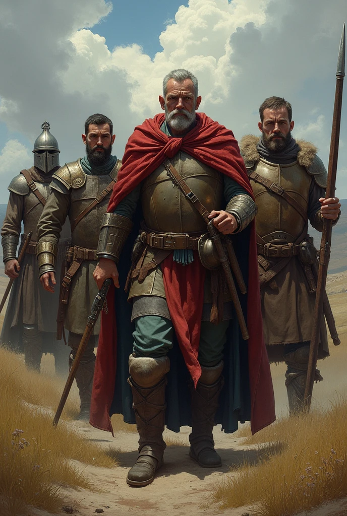 FOUR WARRIORS AND AN ELDER