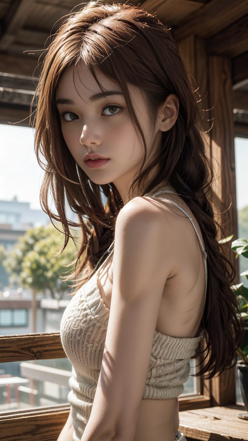 ((masterpiece, Best quality, a high resolution, Perfect Pixel, 8 K))), 1 girl、the whole body is visible、 ((bang、Gorgeous red hair))、(( Beautiful eyelashes、Realistic eyes))、 ((Detailed face, blushing:1.2))、((Smooth texture:0.75, realistic texture:0.65, photorealistic:1.1, Anime CG Style))、Dynamic angle、perfect body、Women's sports skirt、 standing、Background Basketball court、Basketball jersey、Perfect realistic representation of face、(not good)、seducing face at viewer、Beautiful portrait、very high quality、A slim body、ultra high resolution、 insanely detailed face、Ultra high quality、ultra high definition、Best quality)、wet thighhighs、insanely detailed dress、realistic representation of a face、curvy body、shoes、White skin、posing for a hot photo、better image quality、better clarity、 highest resolution、permission 8k、ultra a high resolution、Beautiful smile、Beautiful eyelashes、Beautiful face、gorgeous representation of a face、curvy body、perfect body、viewer front view、ful body pose、to erect through、Brilliant sweat、dynamic lightning、perfect body、dynamic lightning、 (innocent_big_eyes:1.0)、Bright_Front_face_Lighting、Shiny skin、hips:1.2、(Bright_color:1.2)、full body shot、Professional photography、(Beautiful,big_breast:1.4)、 (Beautiful_face:1.5)、(narrow_waist)