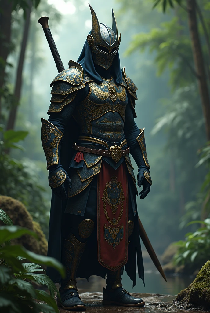 Hero of Rondônia with ninja armor called Nadson