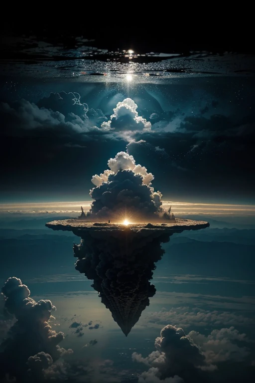 The beginning of the world,The world is created,god々Looking down at the world below,Fantasy,Cloud Window