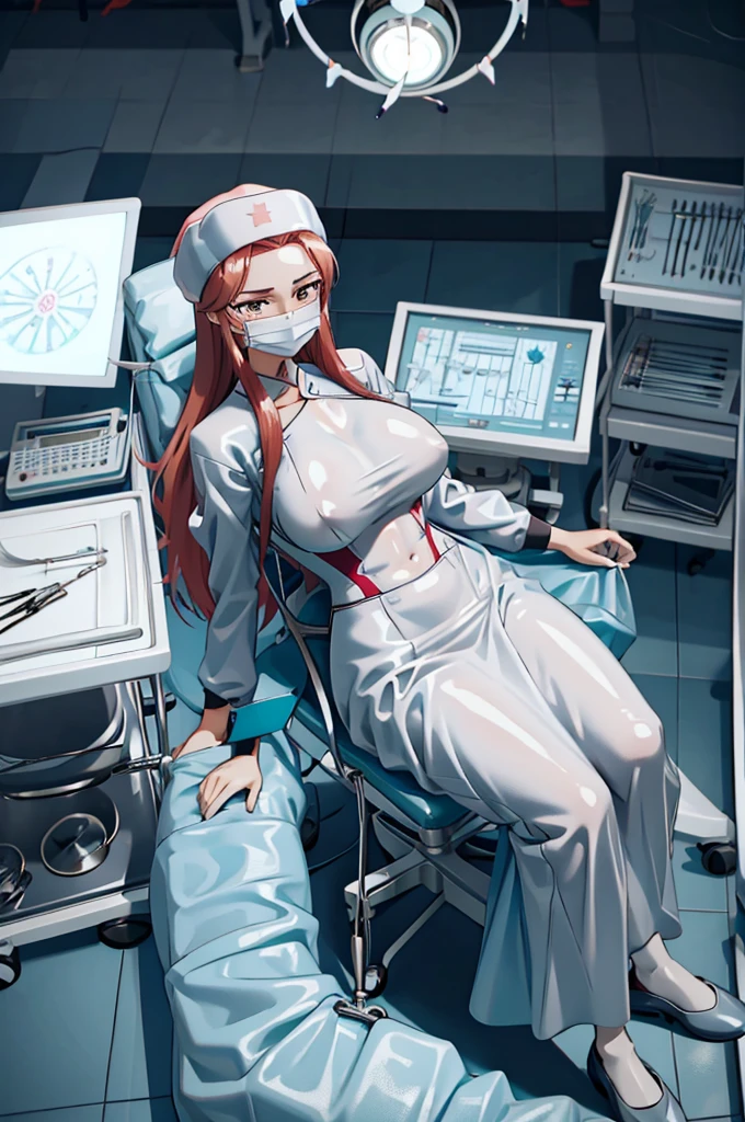 nurse uniform,hospital, latex nurse suit,nurses,busty,elbow gloves,labcoat,auburn hair woman,red eyes , gigantic ,medical instruments,asian nurse,two nurses,speculum,examination room,oversize ,big ass ,strap on, lay on table ,legs spreaded,giving birth,gyno chair , dentist,Milf,latex,white uniform,oversize breasts