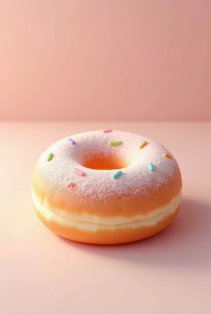 A cute and tender baby donut