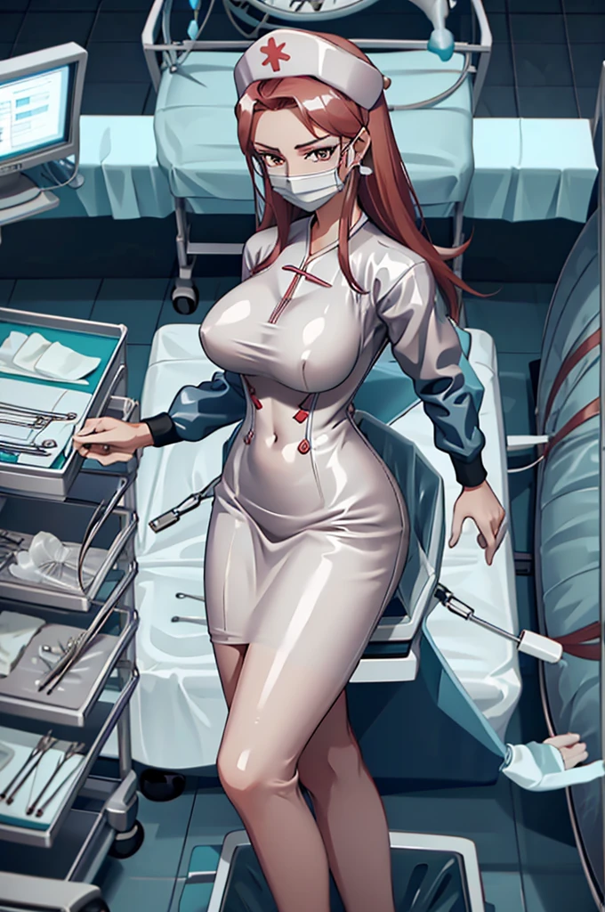 nurse uniform,hospital, latex nurse suit,nurses,,elbow gloves,labcoat,auburn hair woman,red eyes , gigantic ,medical instruments,asian nurse,two nurses,speculum,examination room,oversize ,big ass ,ap on table ,legs spreaded,giving birth,gyno chair , dentist,Milf,latex,whiteform,oversize breasts