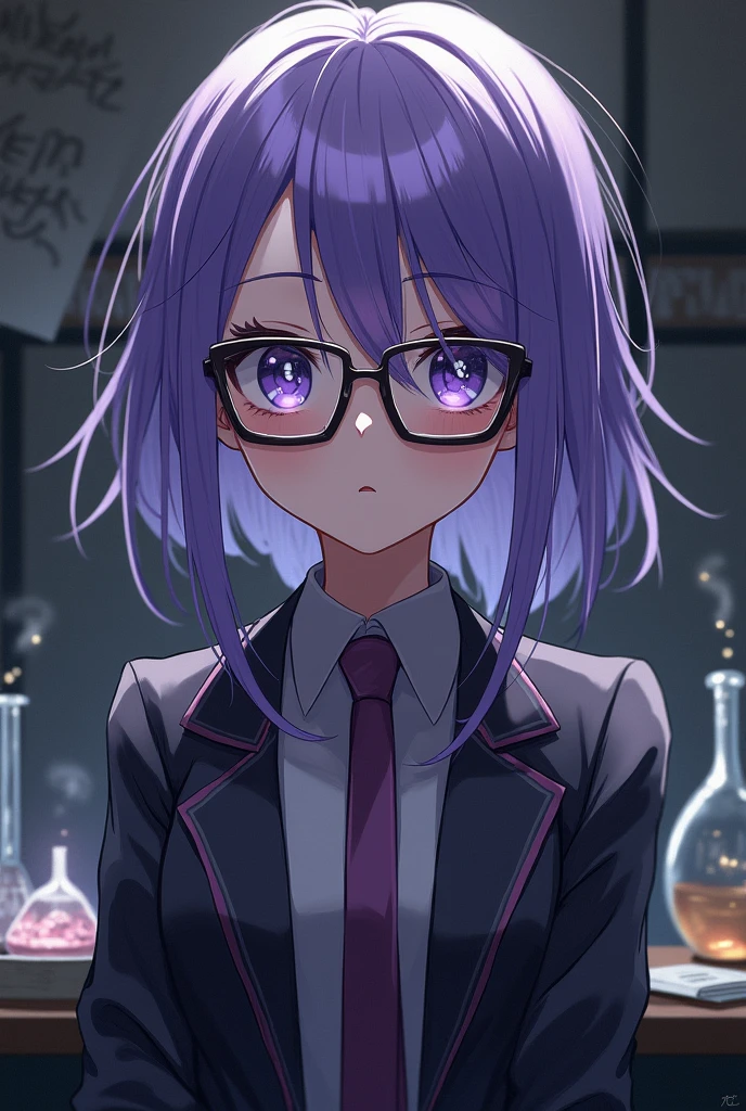 Image of Furina with glasses from Genshin Impact