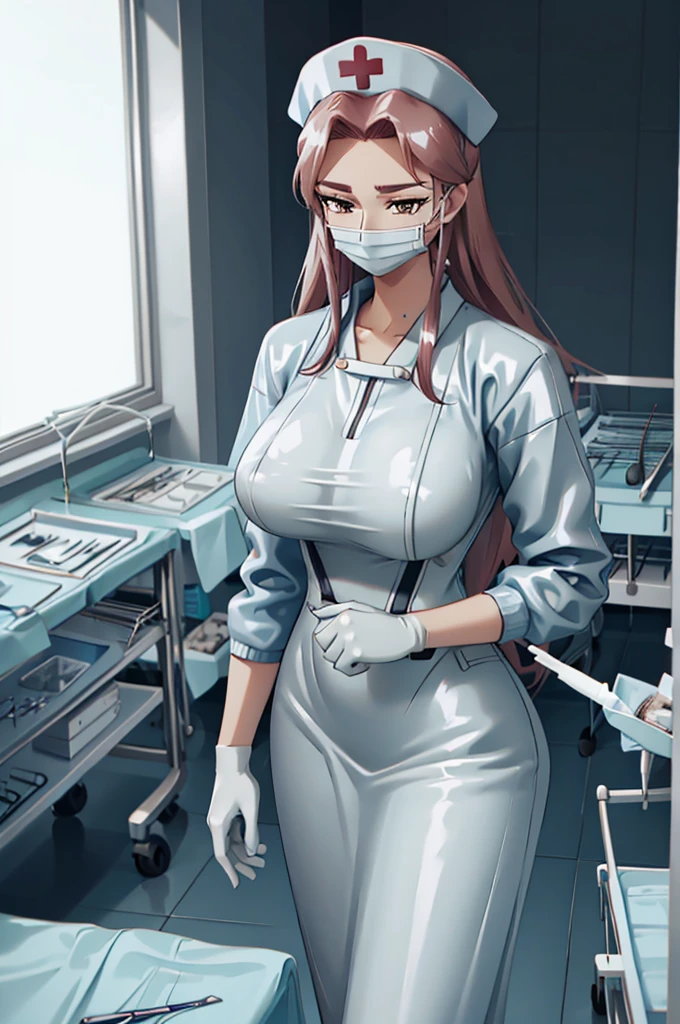 nurse uniform,hospital, latex nurse suit,nurses,busty,elbow gloves,labcoat,auburn hair woman,red eyes , gigantic ,medical instruments,asian nurse,two nurses,speculum,examination room,oversize ,big ass ,strap on, lay on table ,legs spreaded,giving birth,gyno chair , dentist,Milf,latex,white uniform,oversize breasts