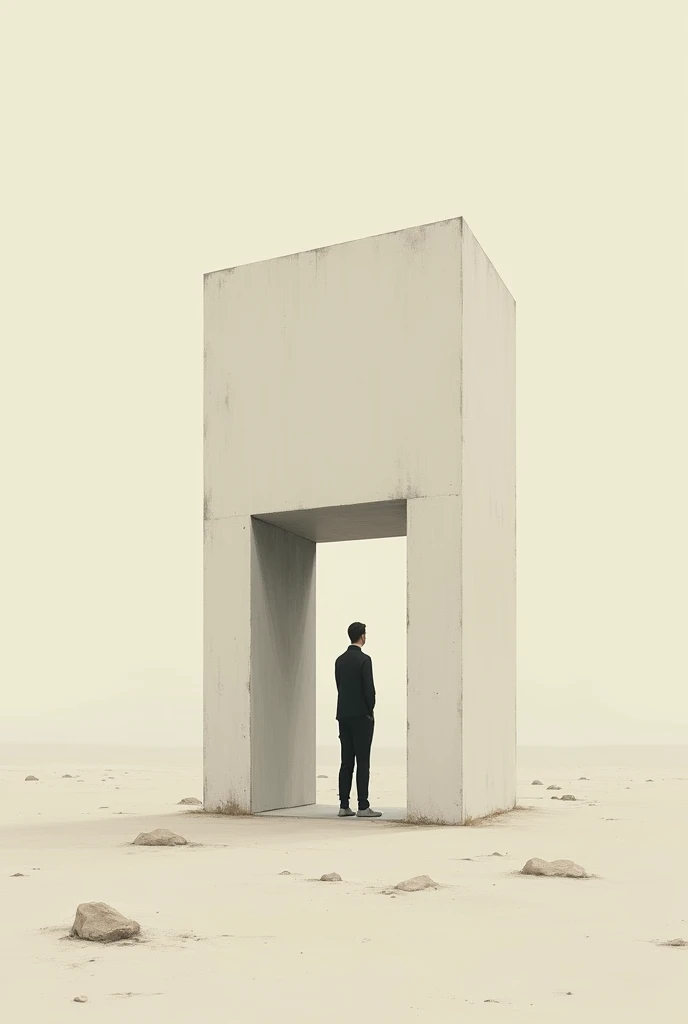 Living in Empty Box 02 by Jorge Oteíza