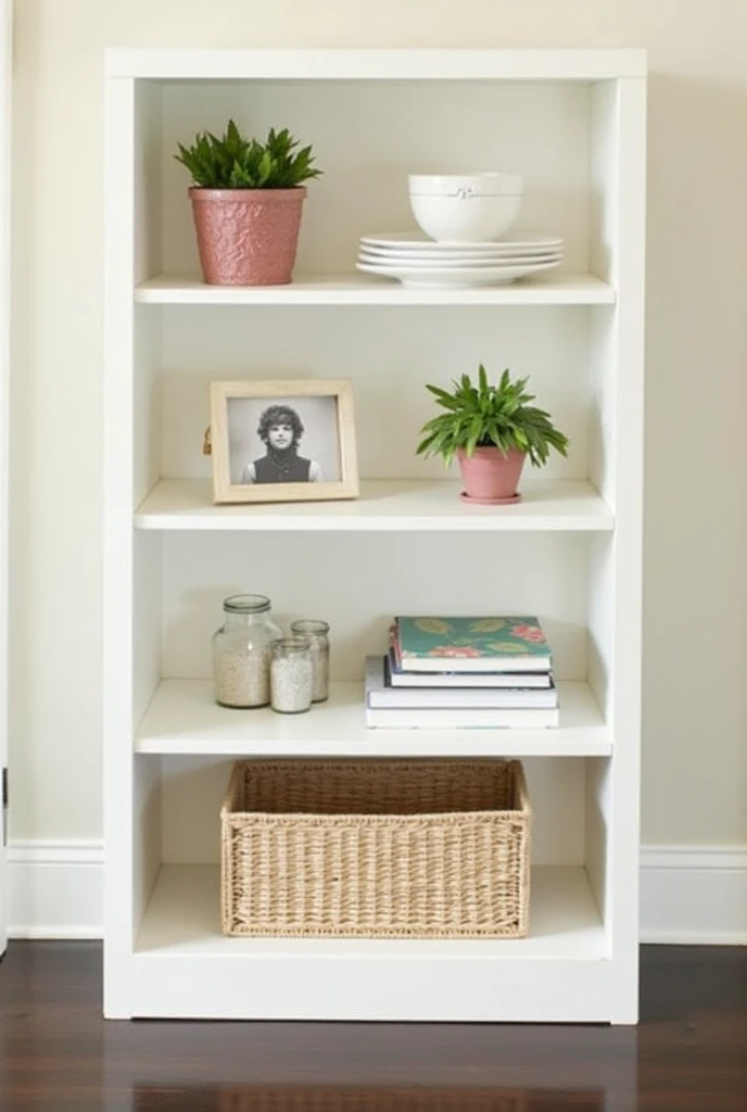 give me ideas for shelves with melamine