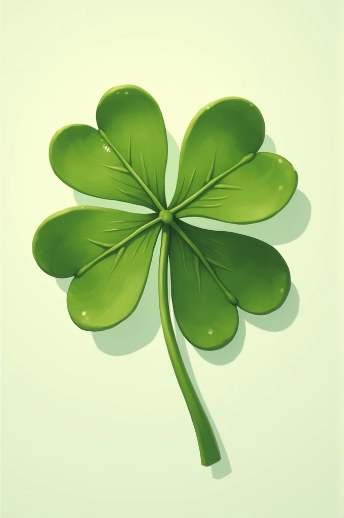 Create a png of a 4 leaf clover