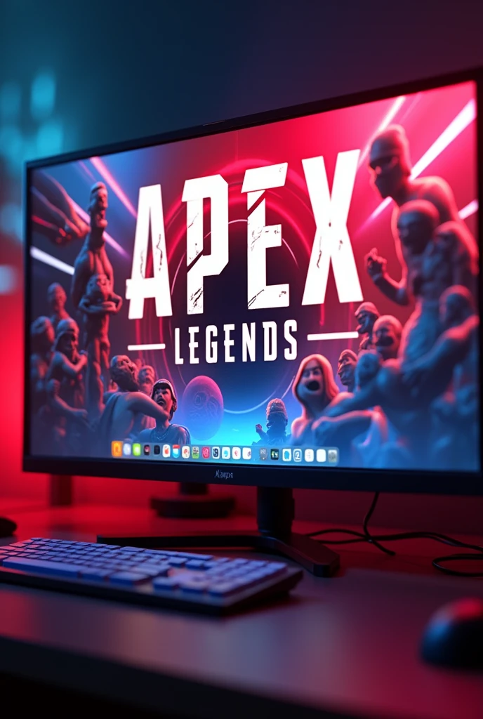 animated obs controller overlay for stream I want it in theme with my logo tbh. Like red and blue themed. With my Apex Funny text somewhere on there. And yh, maybe some animated Apex Characters too many. And maybe like some red and blue glow effects like some of the controllers had in the video you showed me. And some animated effects.

Just like something like how my YouTube channel is themed like