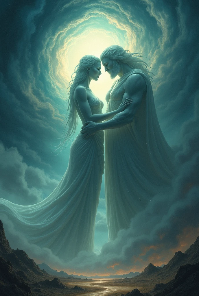 the first primordial deities greek mythology orogen of the universe