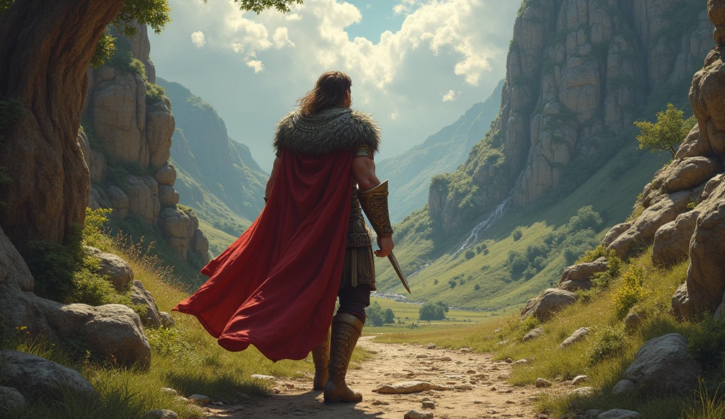 Determined to save his kingdom, King Aric decided to embark on the quest himself. He prepared for the journey with a few trusted companions and set out on a path fraught with danger. The journey was grueling, filled with treacherous terrain and fierce creatures, but Aric's resolve never wavered. His bravery and kindness won the hearts of many who crossed his path, and they aided him along his quest.