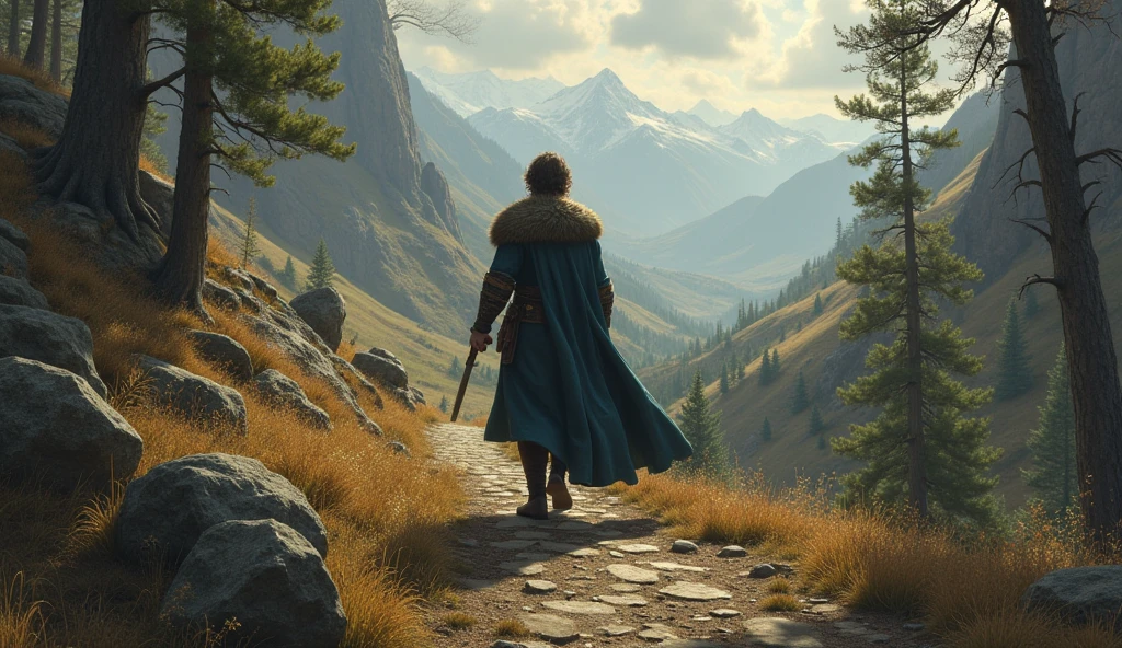 Determined to save his kingdom, King Aric decided to embark on the quest himself. He prepared for the journey with a few trusted companions and set out on a path fraught with danger. The journey was grueling, filled with treacherous terrain and fierce creatures, but Aric's resolve never wavered. His bravery and kindness won the hearts of many who crossed his path, and they aided him along his quest.
