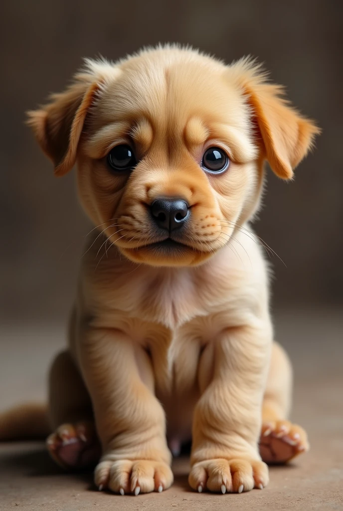 Chinese Shar Pei dog with small head and stretched skin