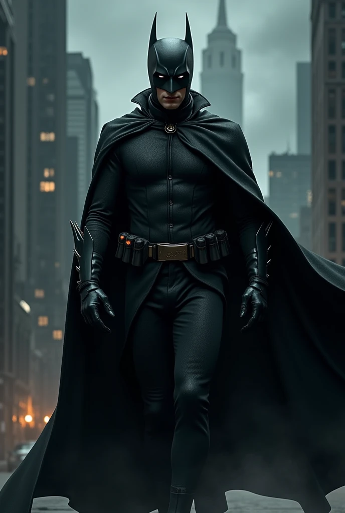 A mix between Batman and Zorro