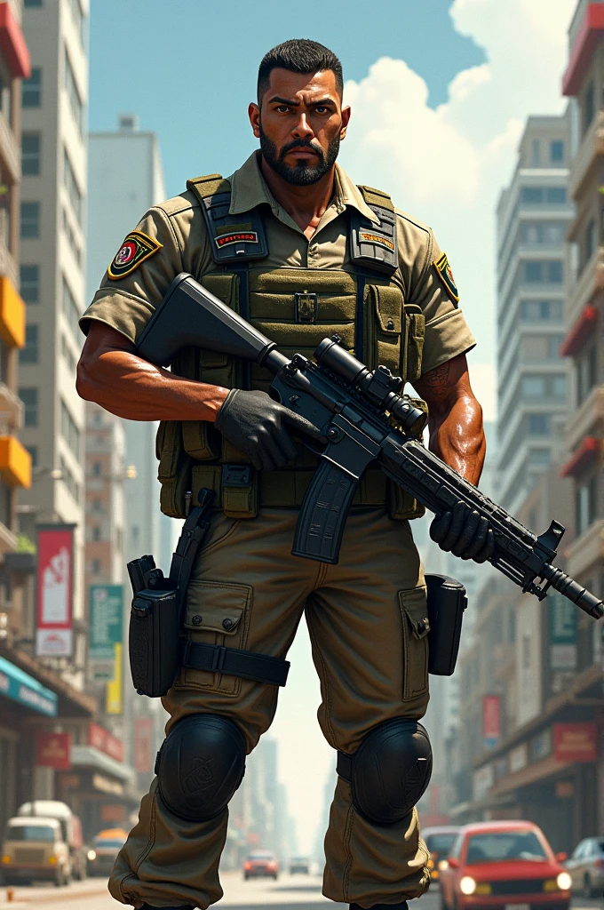 A modern Mexican soldier named Mictlan