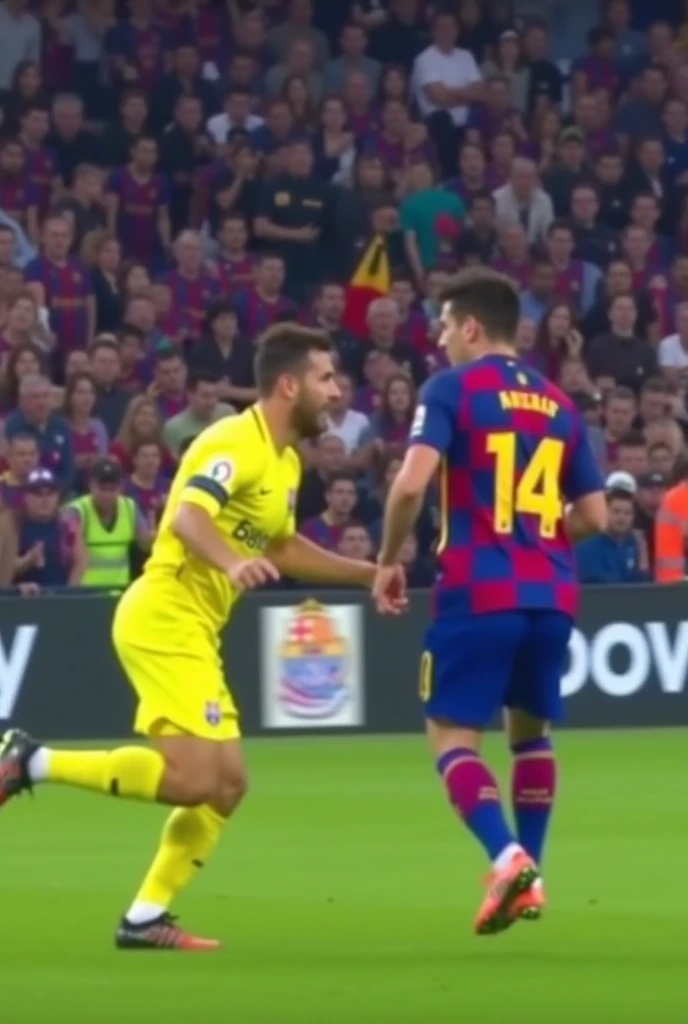 YouTube Thumbnail,of FCbarcelona vs Villarreal 2a1