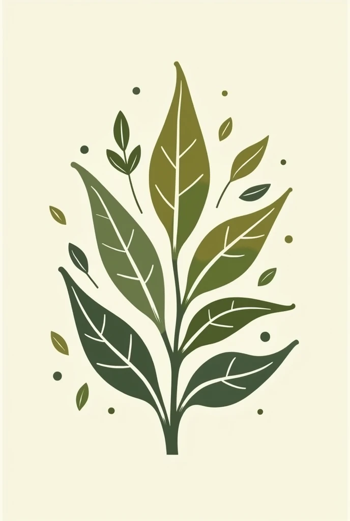 Create a logo for a project that involves making tea from medicinal plants 