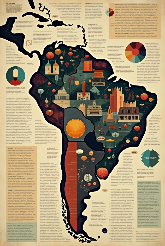 Comparative map between avant-garde literature and 20th century Latin American literature