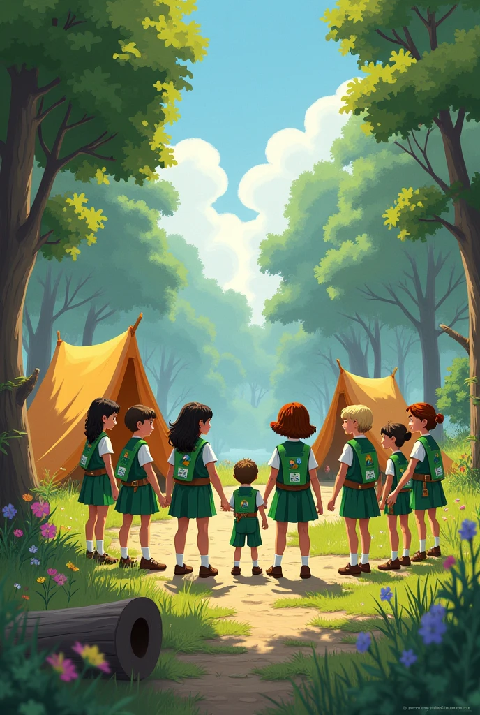 Girl Scouts boy