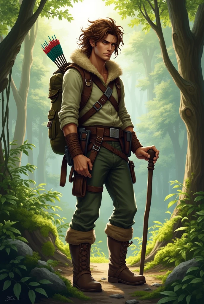 Humanos ranger brown hair